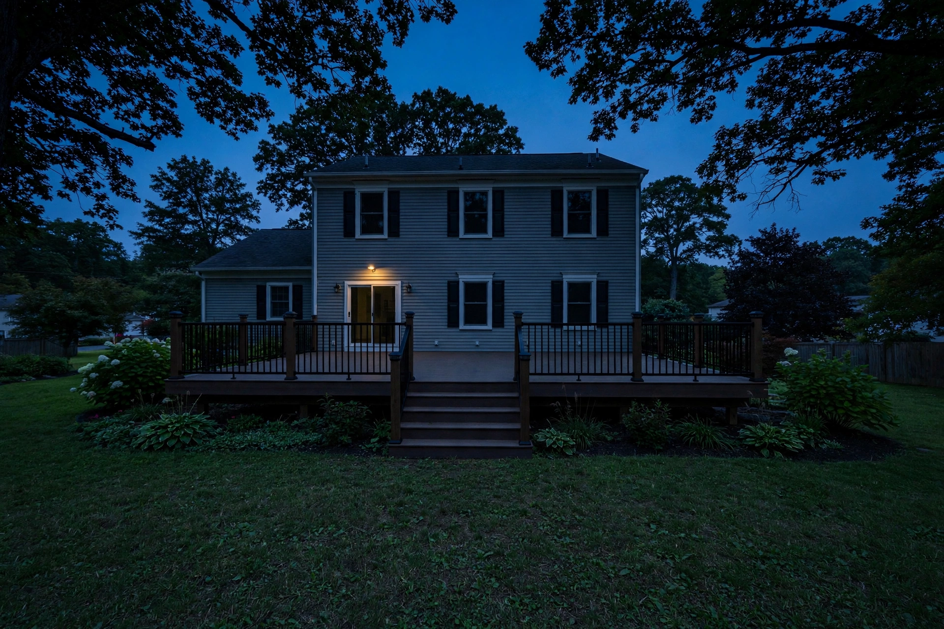 Before photo, Deck Lighting Installation in Heather Hills, by Bowie Deck Company