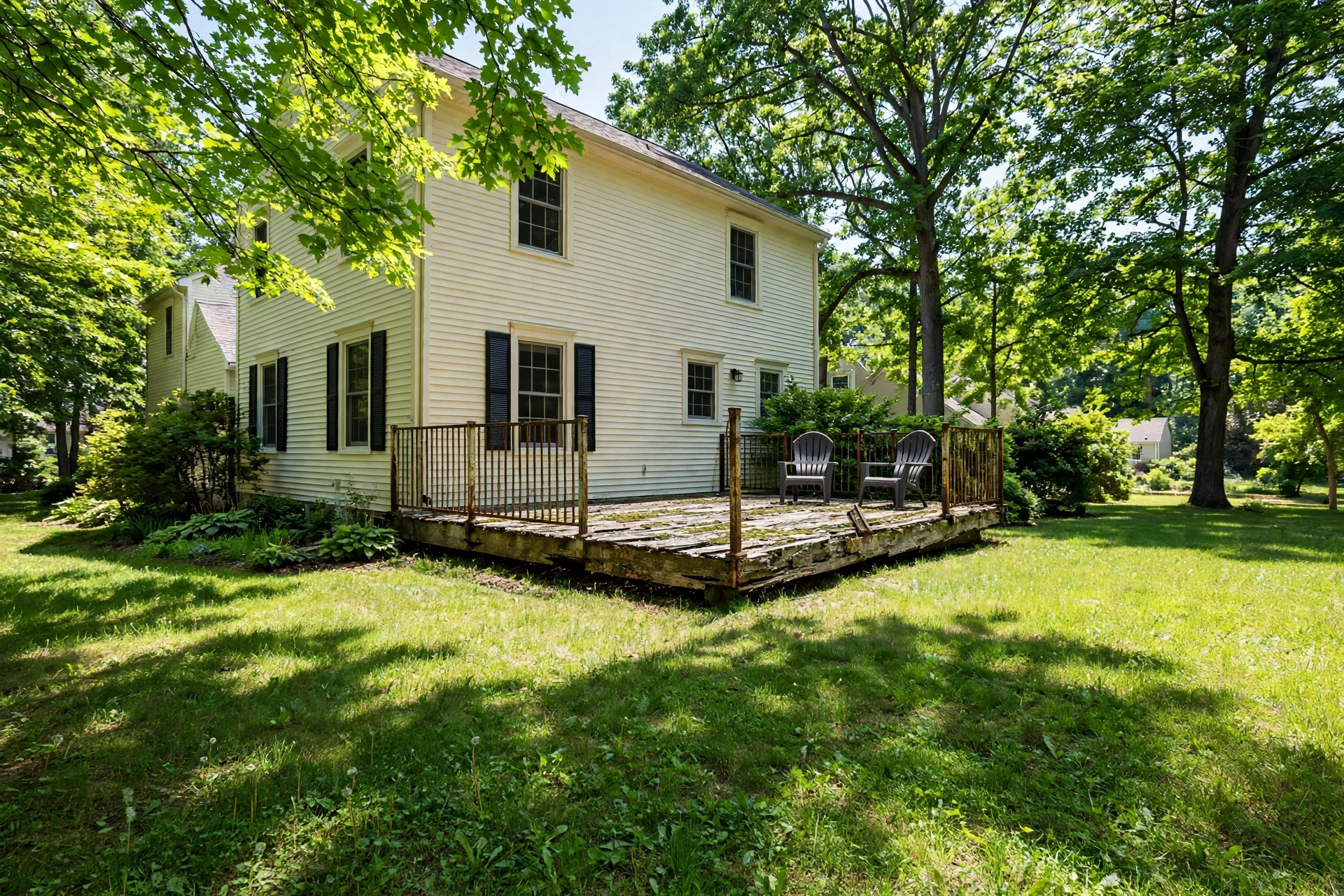 Before photo, Deck Resurfacing in South Bowie, by Bowie Deck Company