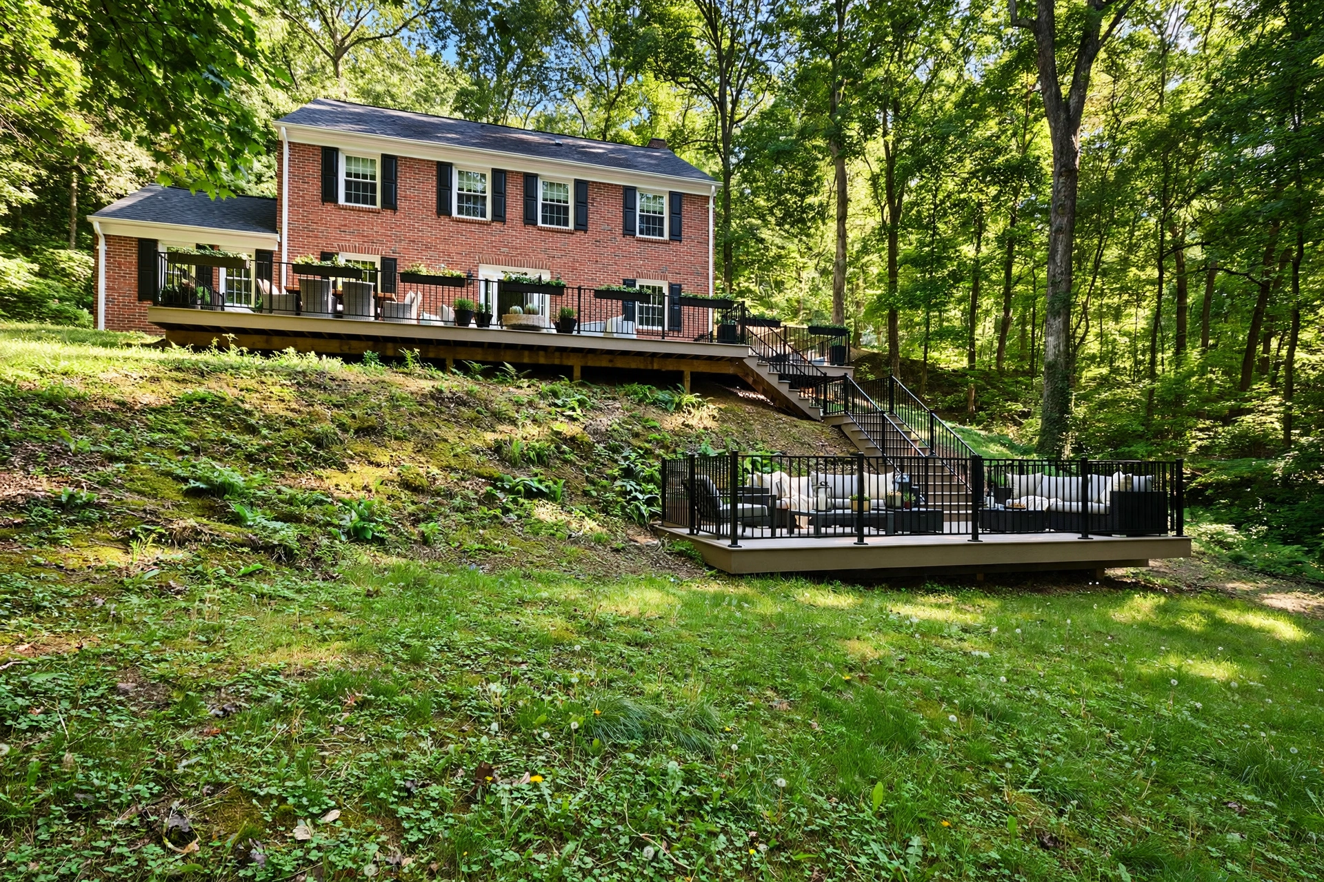 Multi Level Deck Installation in Bowie, MD by Bowie Deck Company