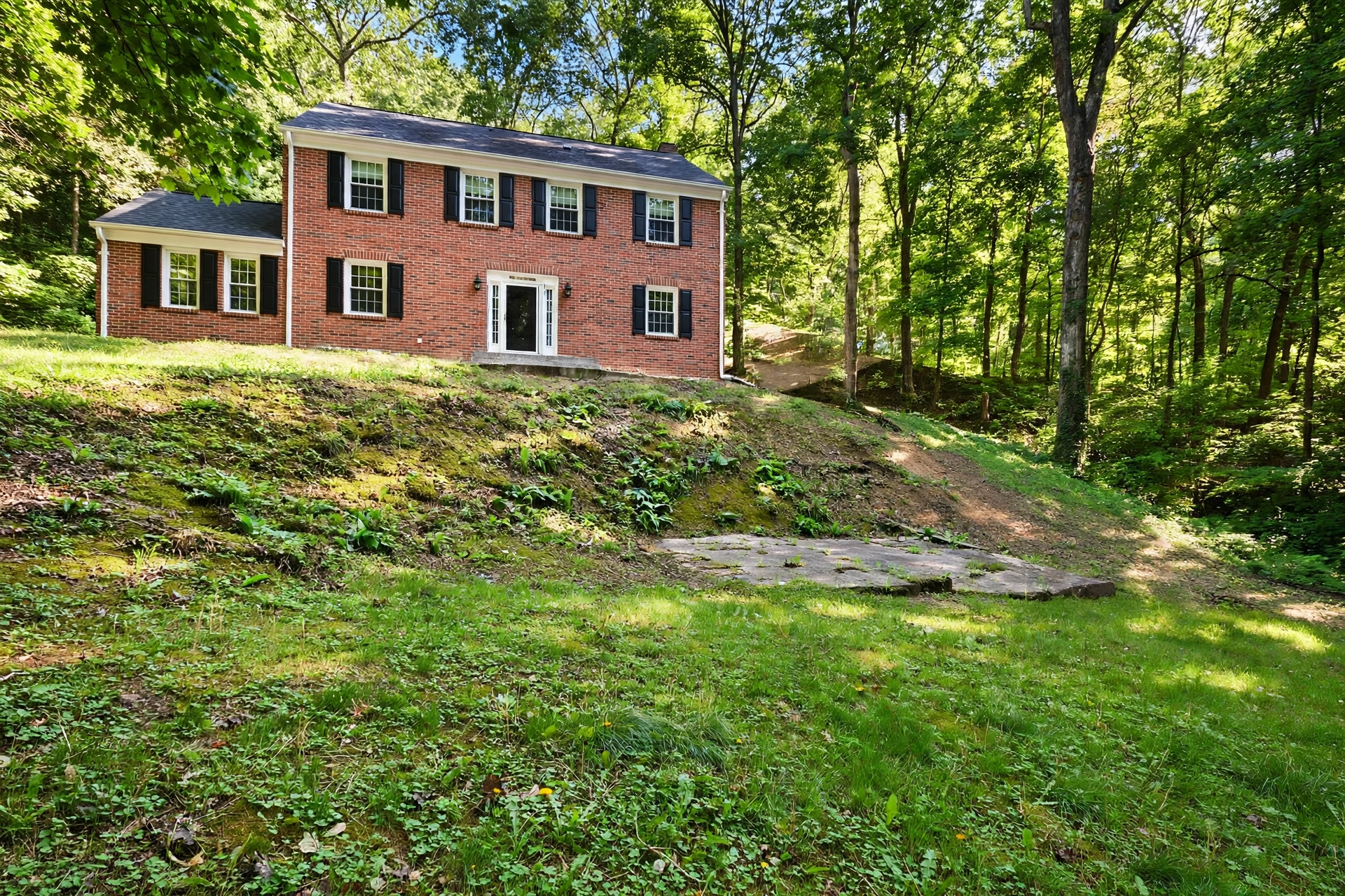 Before photo, Multi Level Deck Installation in Kenhill, by Bowie Deck Company