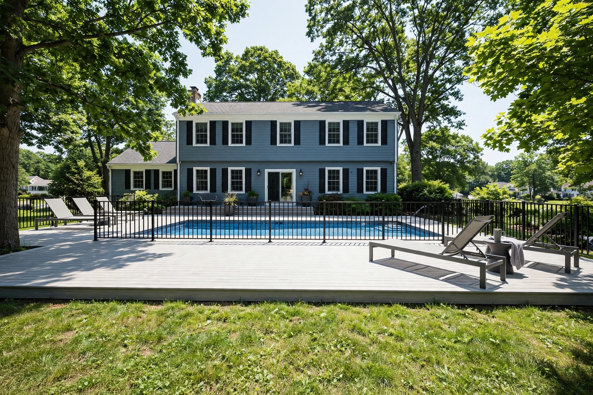 Pool Deck Installation in Bowie, MD by Bowie Deck Company